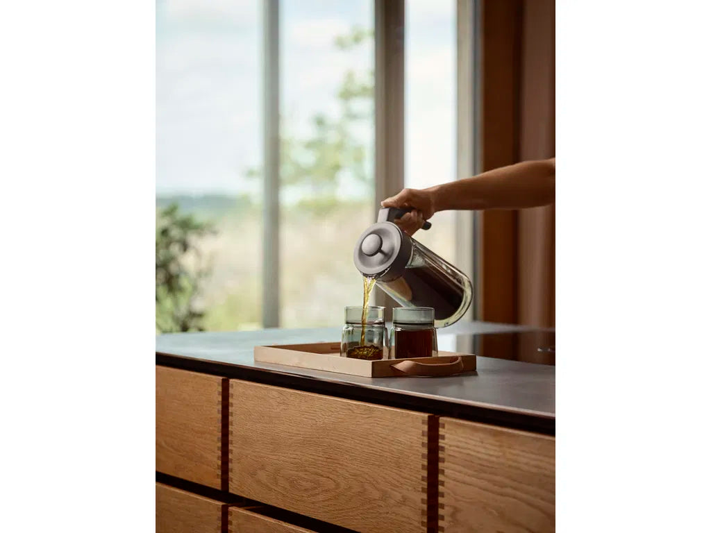 Jacob Jensen Presskanne og glass Silver SAMPAK