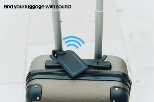 Globetrack RCS rPolyester bagasjemerke med globalt sporing