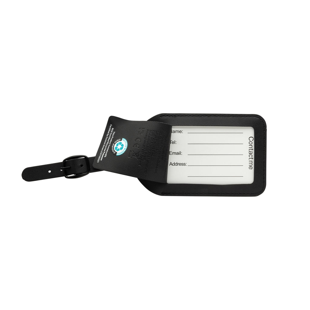 Globetrack RCS rPolyester bagasjemerke med globalt sporing