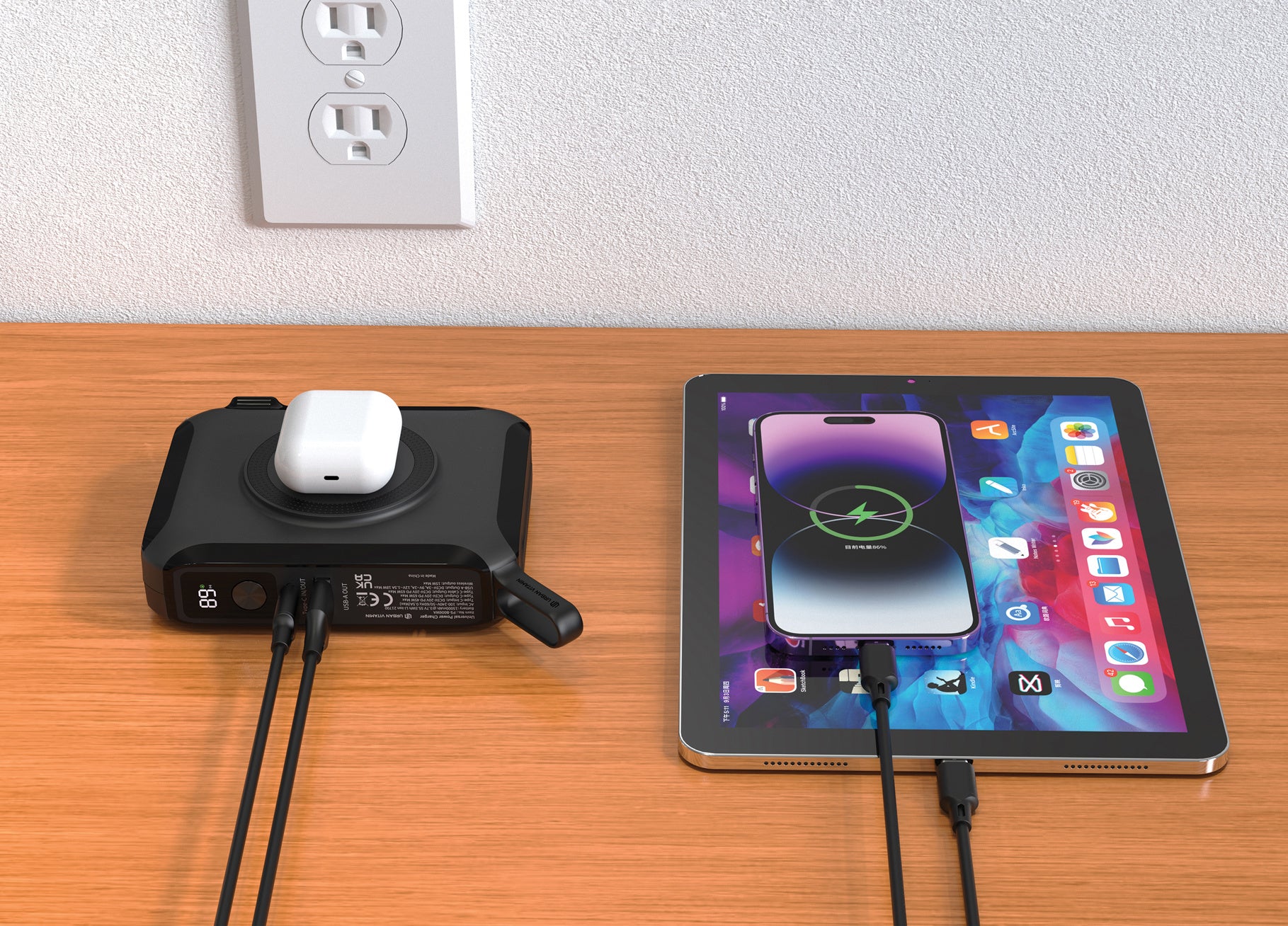 Urban Vitamin Oxnard 5 i 1 65 W universallader