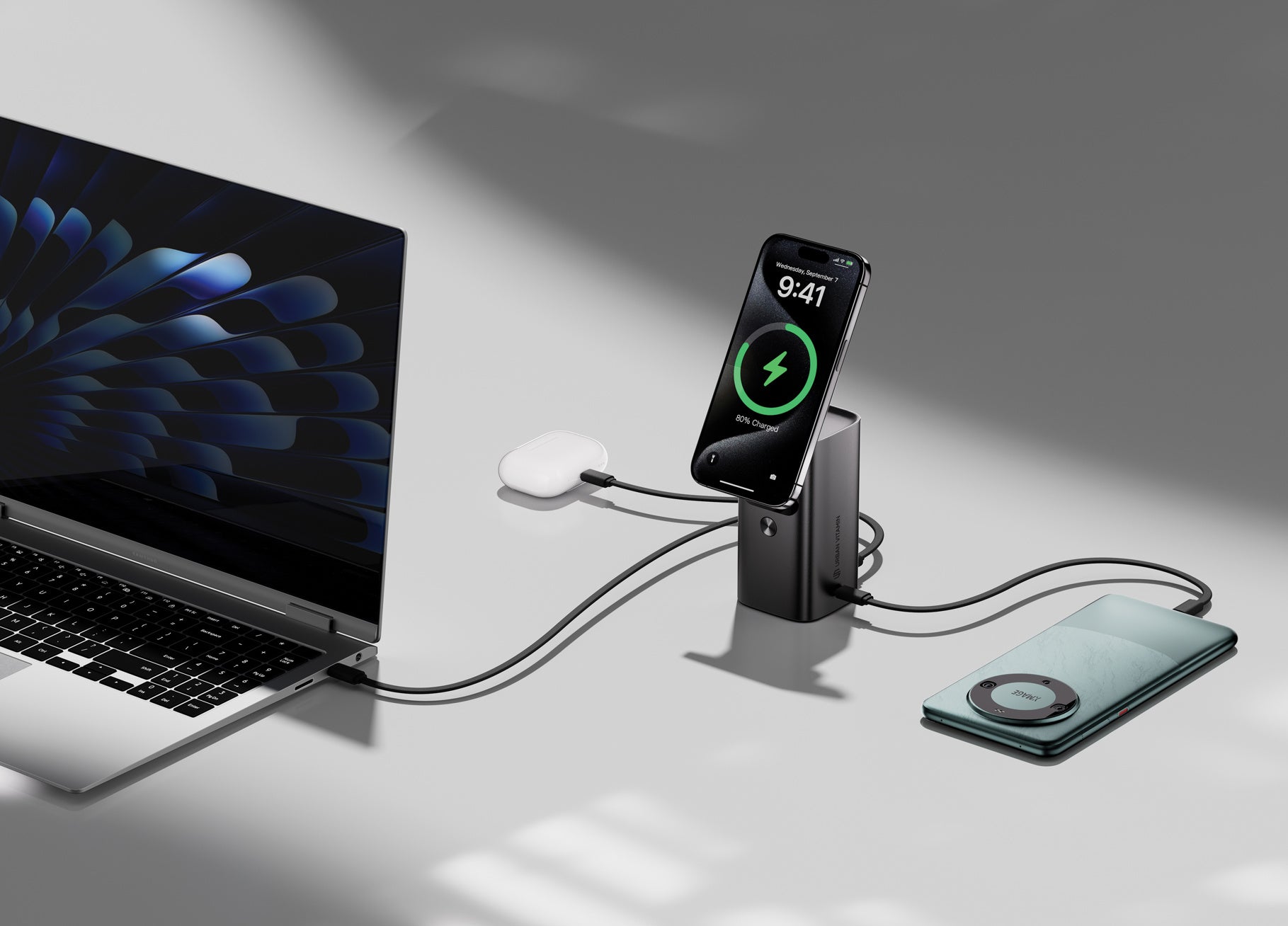 Urban Vitamin Sunnyvale 100 W 15.000 mAh magnetisk powerbank